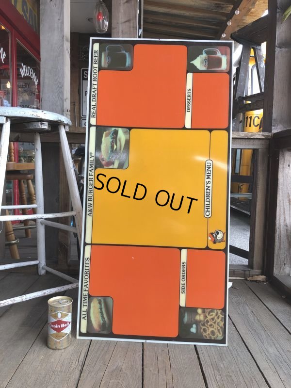画像13: Vintage A&W Menu Sign (T994)