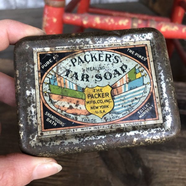 画像1: Vintage Can PACKER'S TAR SOAP (T975) 