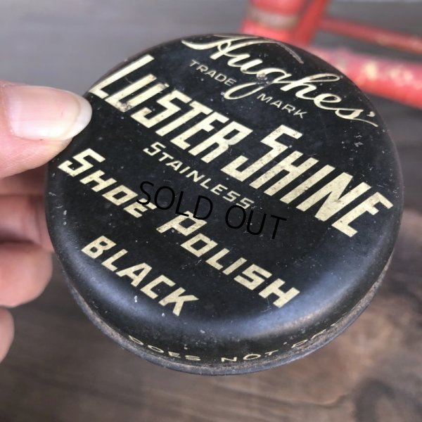 画像1: Vintage Can LUSTER SHINE SHOE POLISH (T974) 