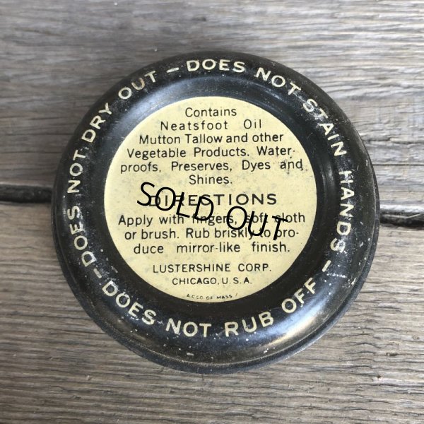 画像3: Vintage Can LUSTER SHINE SHOE POLISH (T974) 