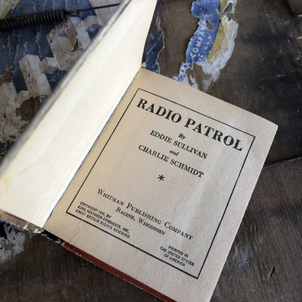 画像4: 30s Vintage Book Radio Patrol (B007) 