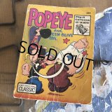 70s Vintage Book POPEYE and QUEEN OLIVE OIL (B017) 