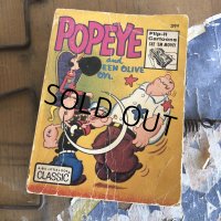 70s Vintage Book POPEYE and QUEEN OLIVE OIL (B017) 