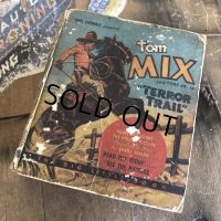 30s Vintage Book TOM MIX  and TONY Jr. in Terror Trail (B001) 