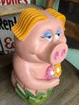 画像5: Vintage My toy Inc Plastic Coin Bank Lady Piggy (B018) 