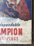 画像6: 40s Vintage Champion Spark Plugs Advertising Poster Sign (B025)