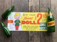 画像1: 60s Squirt Doll Premium Advertising Store Display Poster Sign (B026) (1)