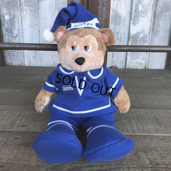 画像2: 00s Vintage Travelodge Sleepy Bear Plush Doll (B034)