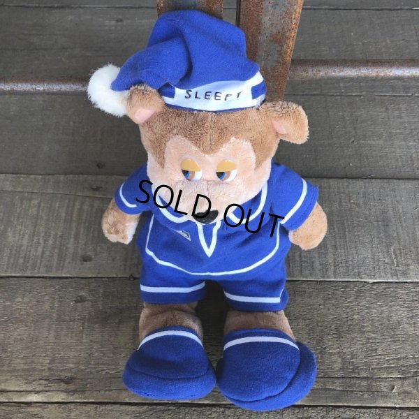 画像3: 00s Vintage Travelodge Sleepy Bear Plush Doll (B034)