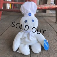90s Vintage Pillsbury Doughboy Poppin Fresh Beans Doll (B029)