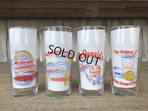 画像2: 90s Vintage Classic McDonalds Glass Complete set (B040)