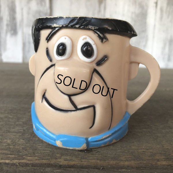 画像6: 60s Vintage The Flintstones Fred Face Cup (B047)