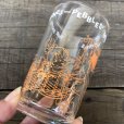 画像1: 60s Vintage The Flintstones Welch's Glass Orange (B045) (1)