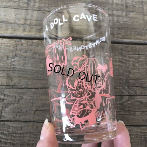 画像4: 60s Vintage The Flintstones Welch's Glass Pink (B044)