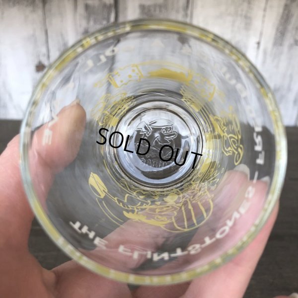 画像6: 60s Vintage The Flintstones Welch's Glass Yellow (B043)