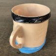 画像2: 60s Vintage The Flintstones Fred Face Cup (B047) (2)