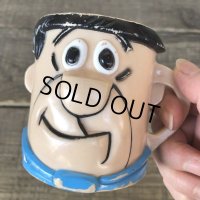 60s Vintage The Flintstones Fred Face Cup (B047)