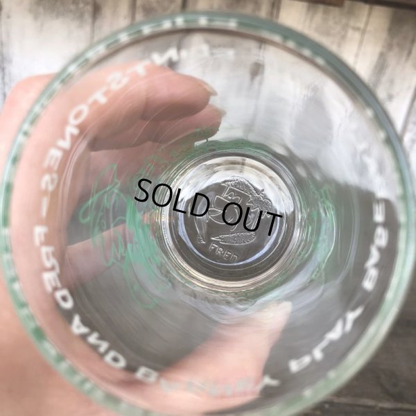 画像5: 60s Vintage The Flintstones Welch's Glass Green (B046)