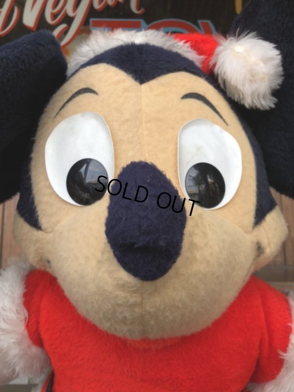 画像10: 70s Vintage PEPSI  Disney Mickey Mouse Santa Christmas Doll (B049)