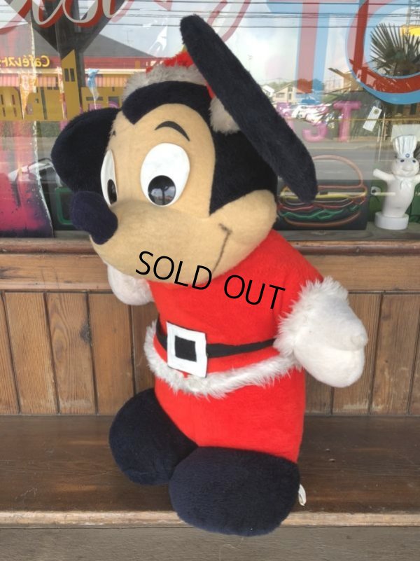 画像4: 70s Vintage PEPSI  Disney Mickey Mouse Santa Christmas Doll (B049)