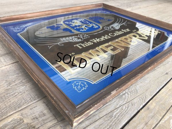 画像5: Vintage Lowenbrau Beer Pub Mirror (B050)