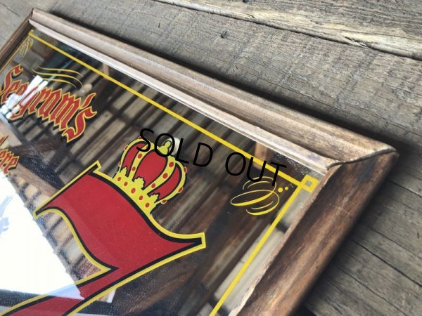 画像5: Vintage Seagram's 7 Crown Whiskey Pub Mirror (B051)