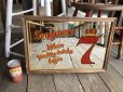 画像1: Vintage Seagram's 7 Crown Whiskey Pub Mirror (B051) (1)