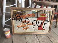 Vintage Seagram's 7 Crown Whiskey Pub Mirror (B051)