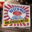 画像1: 80s Vintage Beech-Nut Chewing Tobacco Store Display Sign (B053) (1)