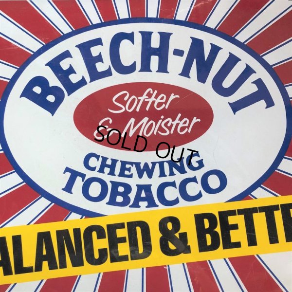 画像10: 80s Vintage Beech-Nut Chewing Tobacco Store Display Sign (B053)