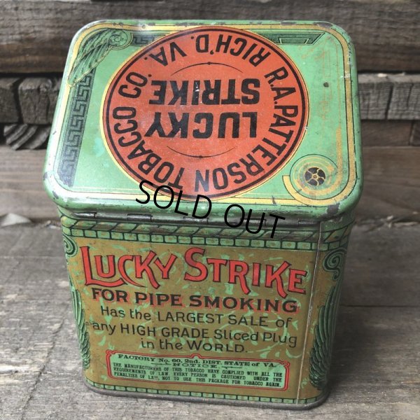 画像5: Vintage Lucky Strike Cigarette Tabacco Tin Can (B061)