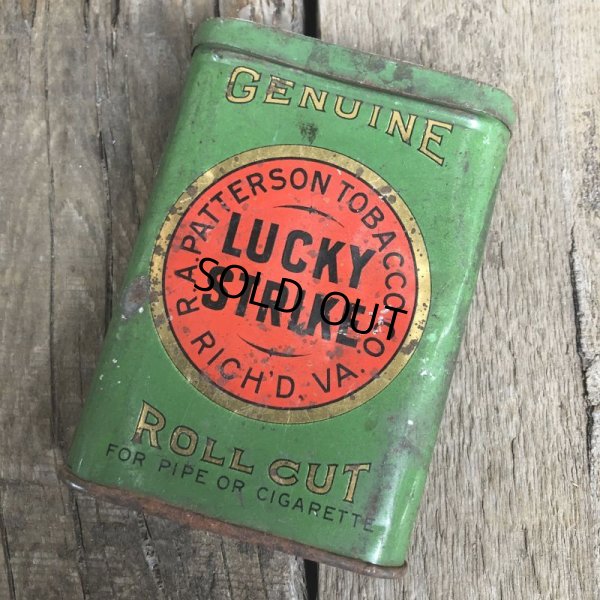画像8: Vintage Lucky Strike Cigarette Tabacco Tin Can (B060)