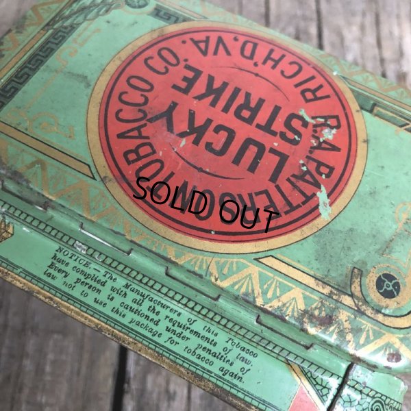 画像6: Vintage Lucky Strike Cigarette Tabacco Tin Can (B064)