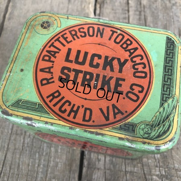 画像11: Vintage Lucky Strike Cigarette Tabacco Tin Can (B061)