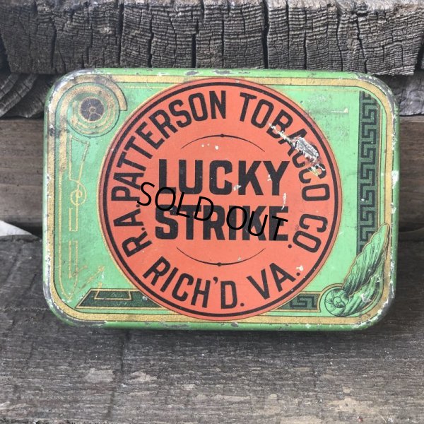 画像6: Vintage Lucky Strike Cigarette Tabacco Tin Can (B059)