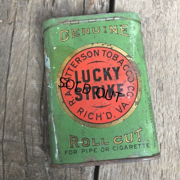 画像9: Vintage Lucky Strike Cigarette Tabacco Tin Can (B060)