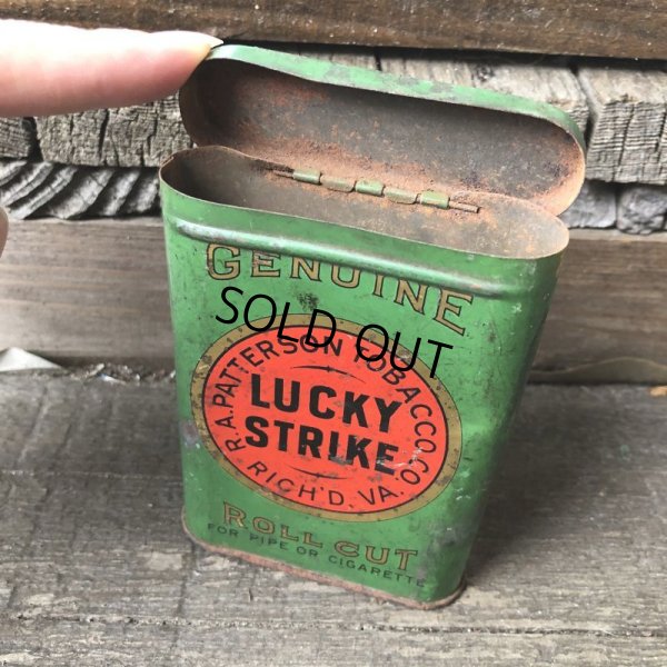 画像2: Vintage Lucky Strike Cigarette Tabacco Tin Can (B060)