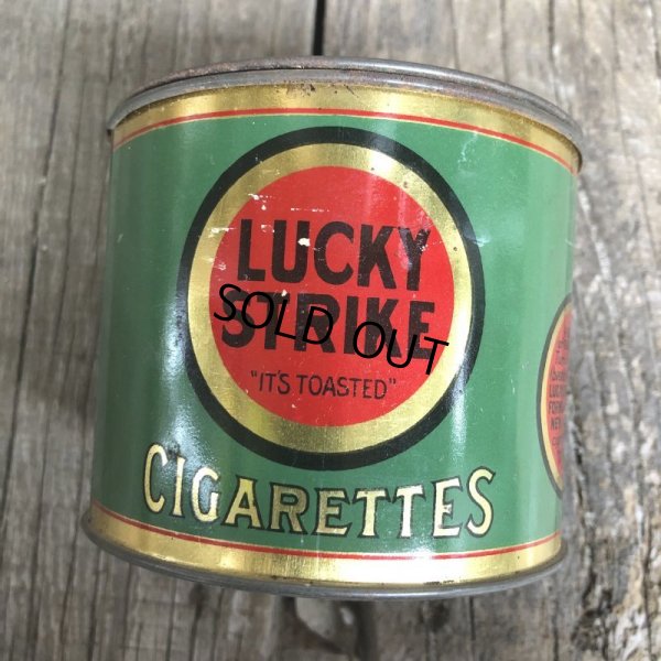 画像5: Vintage Lucky Strike Cigarette Tabacco Tin Can (B058)