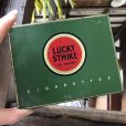 画像1: Vintage Lucky Strike Cigarette Tabacco Tin Can (B063) (1)