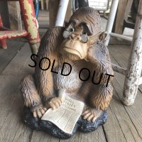 60s Vintage Wall Street Journal Gorilla Statue (B056)