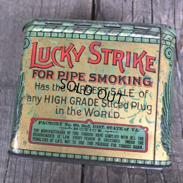 画像10: Vintage Lucky Strike Cigarette Tabacco Tin Can (B061)