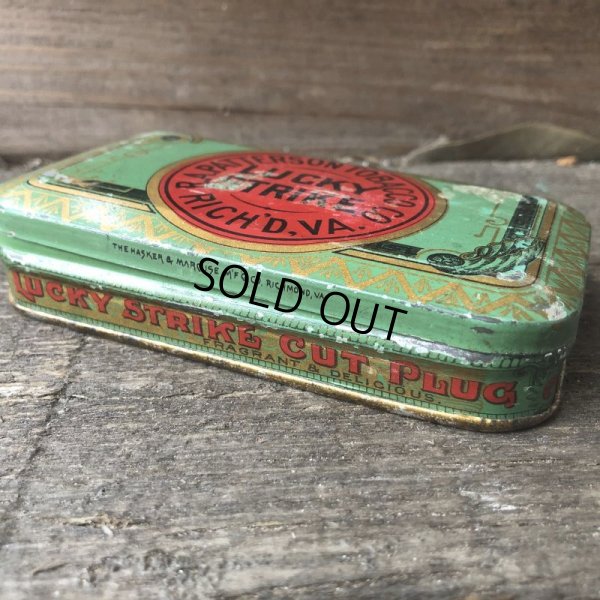 画像8: Vintage Lucky Strike Cigarette Tabacco Tin Can (B065)