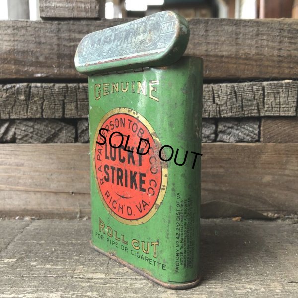 画像3: Vintage Lucky Strike Cigarette Tabacco Tin Can (B060)