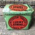 画像2: Vintage Lucky Strike Cigarette Tabacco Tin Can (B061) (2)