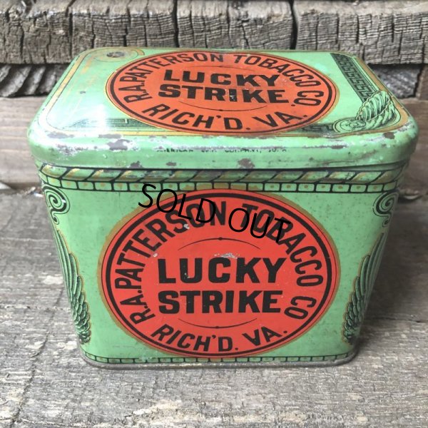 画像2: Vintage Lucky Strike Cigarette Tabacco Tin Can (B061)