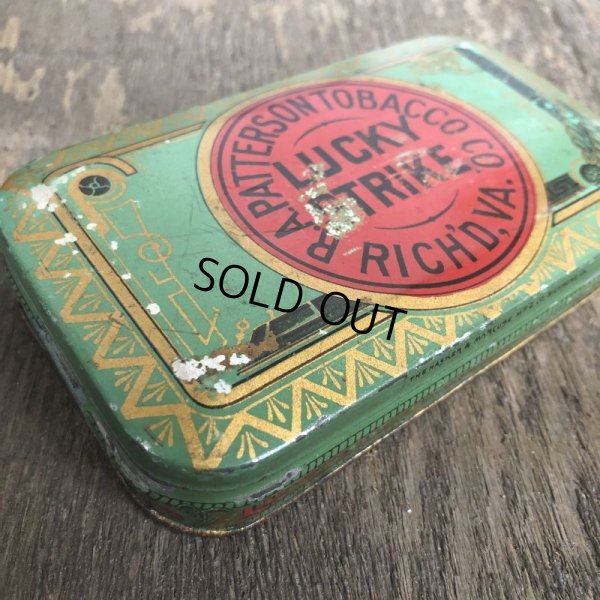 画像9: Vintage Lucky Strike Cigarette Tabacco Tin Can (B065)