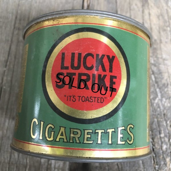画像7: Vintage Lucky Strike Cigarette Tabacco Tin Can (B058)