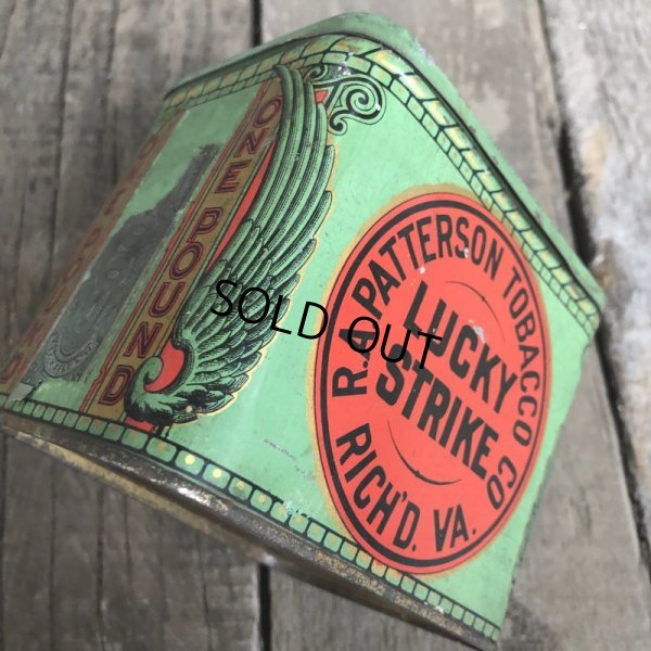 画像7: Vintage Lucky Strike Cigarette Tabacco Tin Can (B061)
