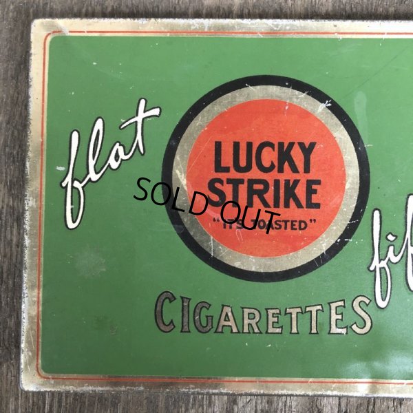 画像7: Vintage Lucky Strike Cigarette Tabacco Tin Can (B062)