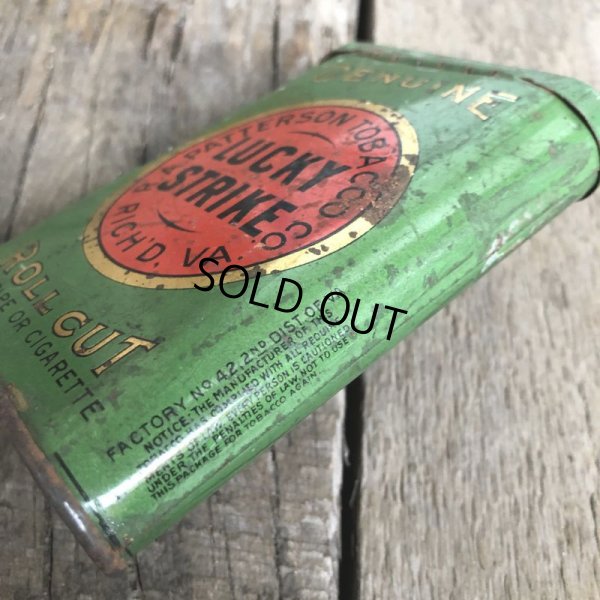 画像7: Vintage Lucky Strike Cigarette Tabacco Tin Can (B060)